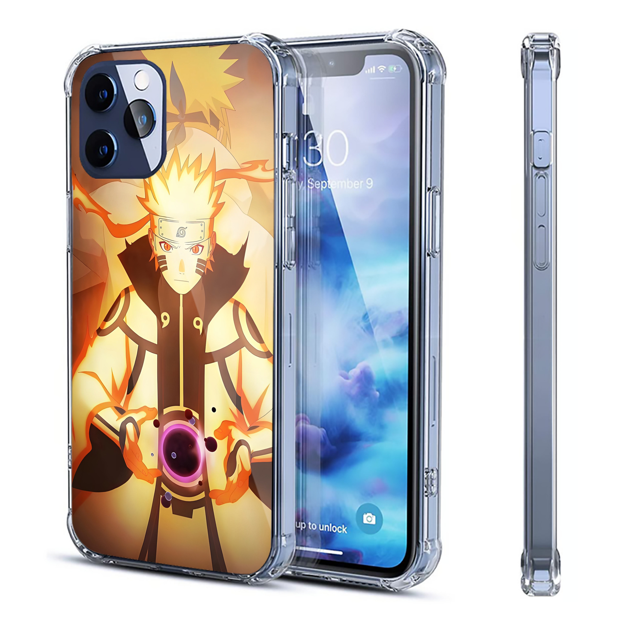 （画像用） NARUTO -ナルト- NARUTO -ナルト- 疾風伝 【iPhone 12シリーズ対応】透明スマホケース（クリアソフトケース）